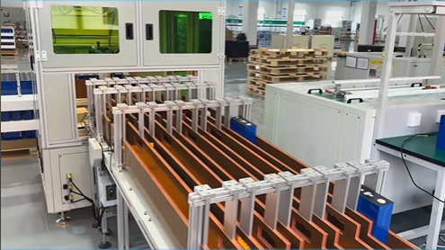 Revelation of the fine process of OCV detection on the module PACK production line.