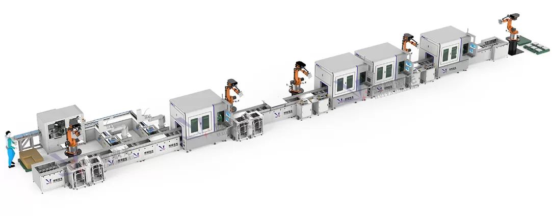 Cylindrical Battery Module PACK Automation Line