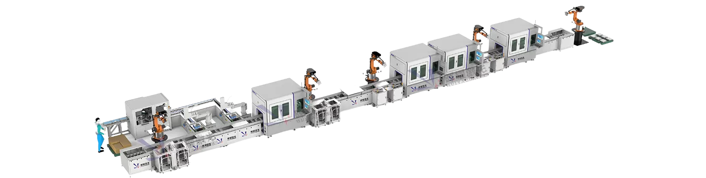 Cylindrical Battery Module PACK Automation Line